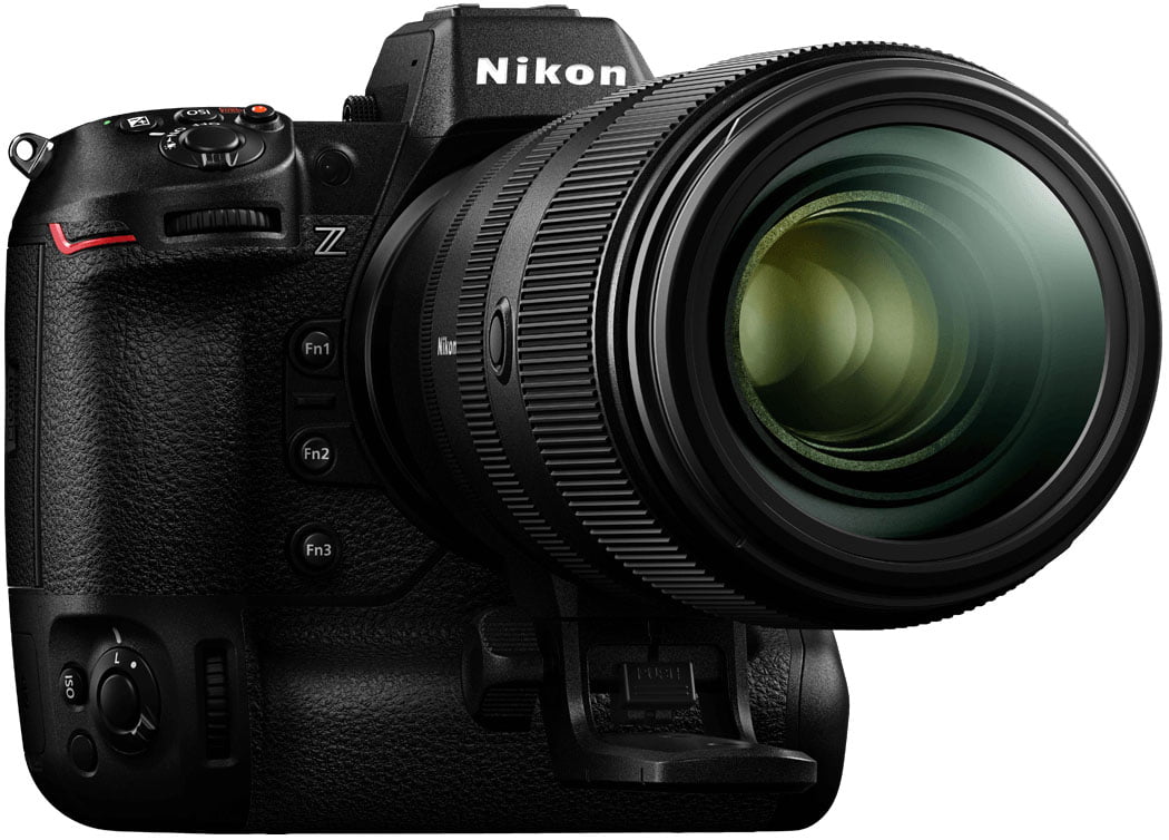 Nikon Z9 frontal mit Objektiv